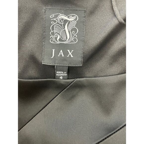 JAX Black Sleeveless Sheath Dress Size 4 - Picture 10 of 10